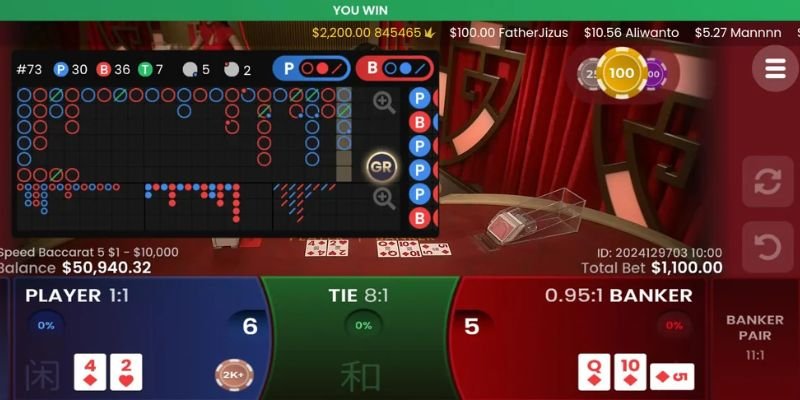 Game kéo bài Baccarat trực tuyến nổi tiếng tại 8xbet