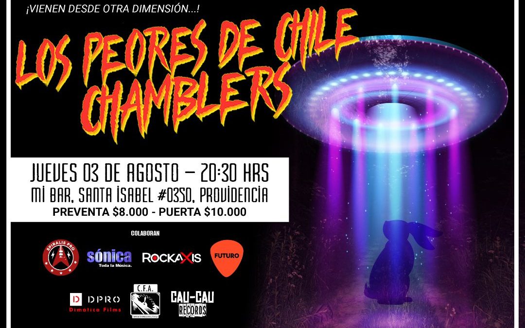 “Chamblers” en un evento electrizante junto a “Los Peores de Chile”